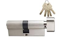 Barillet de Serrure Cylindres de serrure Standard commun, serrures à cylindre for portes d'entrée, serrure à cylindre de chambre à coucher, serrure de porte intérieure(85MM big)