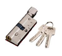 Barillet de Serrure Cylindres de serrure Standard commun, serrures à cylindre for portes d'entrée, serrure à cylindre de chambre à coucher, serrure de porte intérieure(Small 70MM-02)