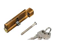 Barillet de Serrure Cylindres de serrure Standard commun, serrures à cylindre for portes d'entrée, serrure à cylindre de chambre à coucher, serrure de porte intérieure(Small 70MM-08)