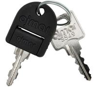 Barillet interchangeable - Clé : N°31 - Version : S'entrouvrant - Décor : Noir - Rosace : Noire - OJMAR