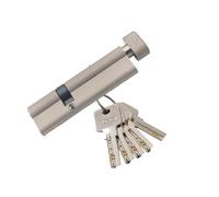 Barillet Porte D'EntréE Cylindre De Serrure Porte Sécurité En Laiton, Noyau Excentrique Alliage D'aluminium(35x50T)