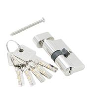 Barillet Porte D'entrée,Cylindre Serrure Serrures de porte cylindres serrure sécurité 70mm 80mm Uso apto para d'épaisseur à noyau maison 5 clés(80mm32)