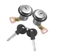 Barillet serrure porte AVG + AVD compatible pour Citroën Berlingo, Xsara, Xsara Picasso, Peugeot Partner - clé incluse - OEM 9170F3, 252522, 410306