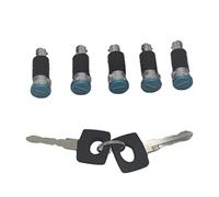 Barillets de Serrure de Porte pour 2 clés pour contacteur d'allumage de Voiture VITO W638 (barillets Noirs, Lot de 5)