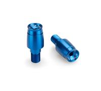 Puig 21291A Embouts de guidon Sport usinés en aluminium anodisé avec design minimaliste et fonction antivibration pour un meilleur confort, Bleu