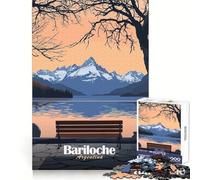 Bariloche, Argentine Paysage Puzzle 1000 pièces Adultes Jeu de mémoire Passe-Temps paisible Assemblage Solide Cadeau d'anniversaire (38x26cm)