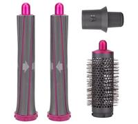 Barils à cheveux longs et brosse volumisante ronde pour coiffeur Dyson Airwrap, le kit de coiffure comprend 2 longs barils de frisage, 1 brosse volumisante ronde, 1 adaptateur
