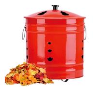 Barils de Combustion pour l'extérieur avec Couvercle | Poignée Ergonomique pour brûler Le Papier | Seau de brûleur Anti-étincelles pour Jardin, terrasse, Plage, Porche, Balcon, arrière-Cour, terrasse