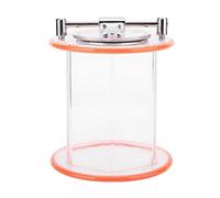 Barils de polissage transparents polyvalents pour les amateurs d'artisanat, orfèvres professionnels, polisseuse rotative portable