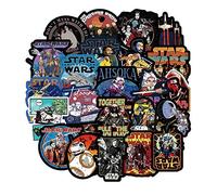 BARISC Lot de 100 autocollants Star Wars en vinyle imperméable - Protection solaire pour ordinateur portable, ordinateur portable, carnet de scrapbooking, pour enfants, adolescents et fans
