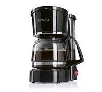 Barista Cafetière compacte pour petits ménages - 0,6 l, jusqu'à 5 tasses, filtre permanent, plaque de maintien au chaud, utilisation facile, indicateur de niveau d'eau, café aromatique rapide et