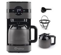 Barista Cafetière filtre Touch Iso | Cafetière avec carafe isotherme | Filtre avec écran digital & minuterie | 900W | pour 8 tasses | Verseuse 1,25 litre