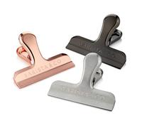 Barista & Co Sac de café en Acier Inoxydable Clips, Lot de 3, DE métaux électrique/Multicolore