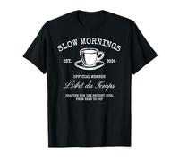 Barista du Slow Mornings Coffee Club T-Shirt