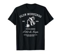 Barista du Slow Mornings Coffee Club T-Shirt