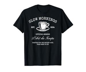 Barista du Slow Mornings Coffee Club T-Shirt