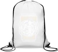 Barista Legend Coffee Shop You Can Never Go Wrong with Coffee Gym Sack Sac décontracté avec cordon de serrage Blanc