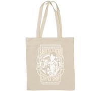 Barista Legend Coffee Shop You Can Never Go Wrong with Coffee Sac fourre-tout en coton naturel Blanc