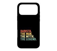 Barista Man Myth Legend Latte Art Barista Café Coque pour iPhone 17 Pro Max