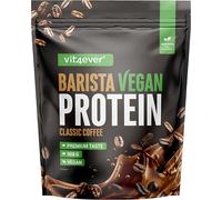 Barista Protein Coffee - Café protéiné végétal crémeux avec jusqu'à 24 g de protéines par portion - Avec du vrai café, de la caféine, peu de sucre & de graisse, sans soja - (908g, Classic vegan)