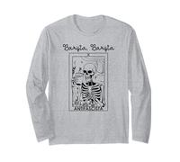 Barista Siempre Antifascista Fall Fascism Halloween Resist Manche Longue