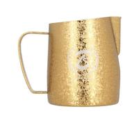Barista Space Pot à lait en argent poli, idéal pour le latte art, avec bec verseur précis, léger et pratique, recommandé par les champions du monde. - silver Golden - 450ml