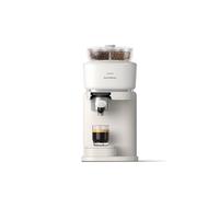 Philips Baristina Espresso Machine - Automatically grinds, tamps&brews, Easy bean switching, 16-bar pressure pump, Compact design, Easy clean, Espresso&Lungo - White with White Portafilter (BAR320/00)