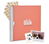 Bark Book The Memory Album - Journal pour chien, maman et papa, cadeau pour les amoureux des chiots, album photo, scrapbooking, liste de contrôle et livre de souvenirs. Autocollants d'angle photo