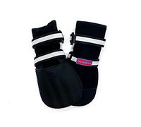 Bark Brite Toutes Les Bottes De Chien Protecteur Temps Néoprène avec Patte Straps- Réfléchissant (XXL (4.5X4.5 Po.))