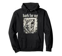Bark for Me Blackletter Fierce Angry Dog Graphic Sweat à Capuche