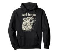 Bark for Me Blackletter Fierce Angry Dog Graphic Sweat à Capuche