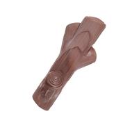 Bark Super Chewer Nylon Fetch Stick, Brown Dog Toy, Medium