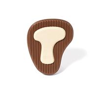 Bark Super Chewer Tough Dog Chew Toys for Aggressive Chewers, Dental Stimulating Mr. T-Bone - Large