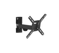Barkan 2300.B Support mural pour TV plate/courbée, réglable, 19"-39", 25 Kg, Noir