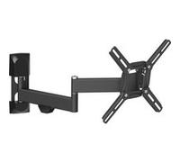 Barkan 2400 - Support - bras réglable - pour Téléviseur LCD/Téléviseur LCD incurvé - noir métallisé - Taille d'écran : 19"-39" - montable sur mur Noir métallisé G