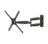 Barkan Longueur 76cm Support TV Mural pour écrans 13-77 Pouces, Inclinable et orientable, Mouvement Complet, Poids Max. 40Kg, Extra Extensible, pour LED OLED LCD, Max. VESA 400x400