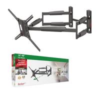 Barkan Support Mural pour TV de 104 cm de Long - Double Bras de 13 à 90" - Orientable/Mouvement Complet - Supporte jusqu'à 60 kg - Extra Stable - pour écran LCD LED OLED - VESA Max. 600 x 400