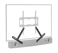 Barkan Support pour Barre de Son Universel, pour Montage au-Dessus ou au-Dessous du TV, pour 13-80 Pouces TV, Comprend Un kit de matériel, Poids Max. 6.5Kg, Installation Facile