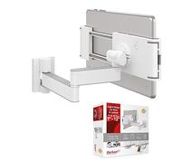 Barkan Support pour Tablette de 7-12 Pouces, Inclinable et orientable, Mouvement Complet, Rotatif 360 degrés, pour iPad, Samsung Tab et Plus, Montage Mural