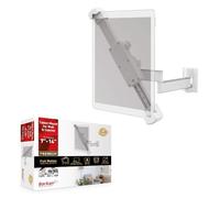 Barkan Support pour Tablette de 7-14 Pouces, Inclinable et orientable, Mouvement Complet, Rotatif 360 degrés, pour iPad, Samsung Tab, Fire HD et Plus, Montage Mural