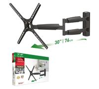 Barkan - Support TV mural Full Motion extra long - 13 pouces - 65 pouces/33 cm - 165 cm - 36 kg - Noir