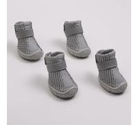 BarkBot Bottes respirantes pour chiens - Bottes pour petits chiens et pattes - Équipement de protection pour l'hiver - Pour les journées d'hiver et de neige - Protection contre les chaudes routes en