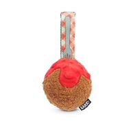 Barkbox Bark A Squeaky Meat -a-Ball Scented Rip & Reveal Dog Toy for Aggressive Chewers - Medium