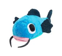 Barkbox Bark Catfish Claude Dog Toy, Blue Plush Fish, Interactive Pet Toy