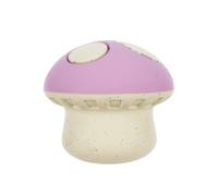 Barkbox Bark Super Chewer Toadstool Dog Toy, Purple and White, Large, Rubber