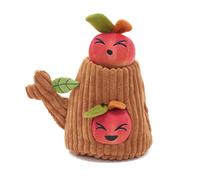 Barkbox Dog Toys - eux pommes 3 en 1 jouet de chien de puzzle interactif multipse avec des froiss et des squeakers stimulants - Small