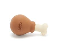 Barkbox Super Chewer Tough Dog Chew Toys for Aggressive Chewers, Dental Stimulating Turkey Day Drumstick - Large