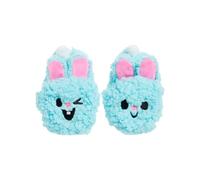 Barkbox Yippy & Skippy Bunny Hausschuhe Hundespielzeug, Quietscher und Knistern, weicher Plüsch, für Hunde 4-9 kg, 2er-Pack