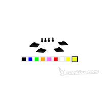 BARKBUSTERS Caches pour protèges-mains BARKBUSTERS Sabre - blanc, taille 42 mm