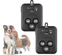 Barkbuz Anti Bark Device,Qinux Barkbuz for Dogs 3Modes/LED Flashlight,Waterproof & Rechargeable Anti Barking Device,Dog Bark Deterrent,Dog Training Device Stop Bad Behavior Without Yell/Swat (2pc)